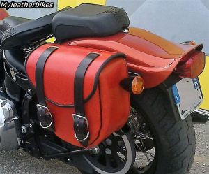 Sacoche artisanale Harley davidson Myleeatherbikes sur mesure_33